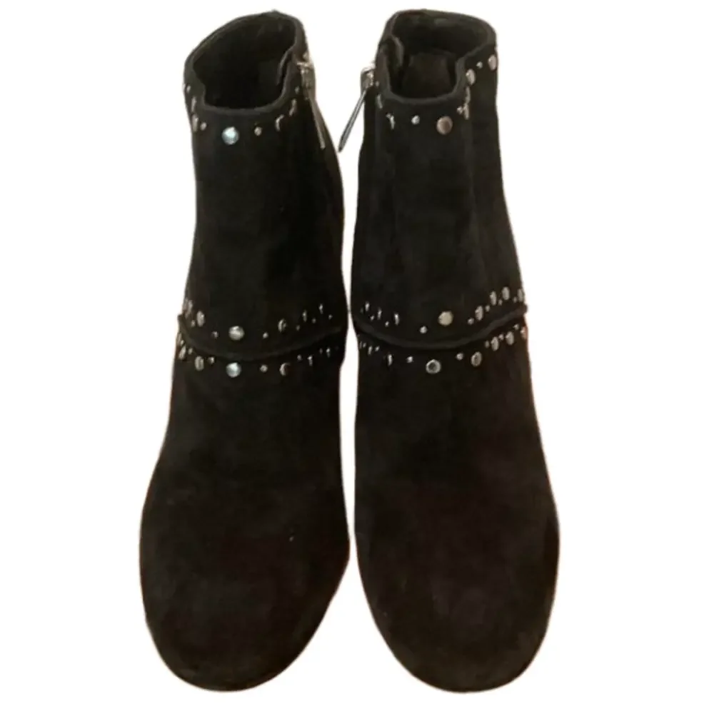 Sam Edelman Ankle Suede Studded Ankle Boots Size 7.5